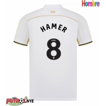 Camiseta Sheffield United Gustavo Hamer #8 Visitante Equipación 2025-26 manga corta